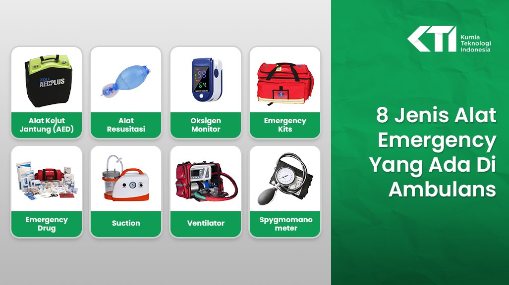 8 Jenis Alat Emergency Yang Ada Di Ambulans  